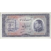 اسکناس 10 ریال 1333 - تک - EF45 - محمد رضا شاه