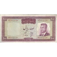 اسکناس 100 ریال 1342 - تک - VF25 - محمد رضا شاه