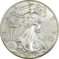 سکه 1 دلار 2012 عقاب - MS64 - آمریکا