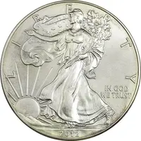 سکه 1 دلار 2012 عقاب - MS64 - آمریکا