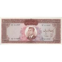 اسکناس 1000 ریال (بهنیا - سمیعی) - تک - UNC - محمد رضا شاه