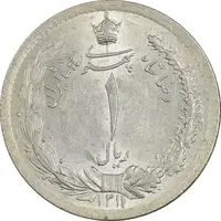 سکه 1 ریال 1311 - MS62 - رضا شاه