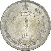 سکه 1 ریال 1313 - MS64 - رضا شاه