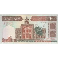 اسکناس 1000 ریال (محمدخان - نوربخش) - تک - AU55 - جمهوری اسلامی
