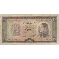 اسکناس 20 ریال 1333 - تک - VF20 - محمد رضا شاه