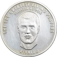 مدال نقره یادبود 100 سالگی فیفا 2004 - PF62 - ریوالدو