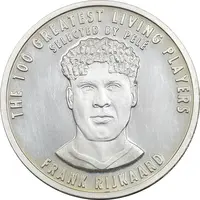 مدال نقره یادبود 100 سالگی فیفا 2004 - PF62 - فرانک رایکارد