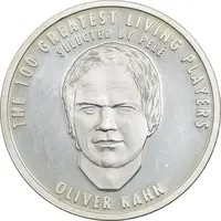 مدال نقره یادبود 100 سالگی فیفا 2004 - PF62 - الیور کان