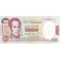 اسکناس 1000 بولیوار 1998 جمهوری چهارم - تک - UNC63 - ونزوئلا