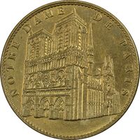 مدال کلیسای نوتردام پاریس 2007 جمهوری پنجم - EF45 - فرانسه