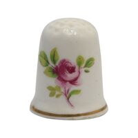 انگشتانه چینی قدیمی طرح گل - کد 005792