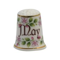 انگشتانه چینی قدیمی طرح ماه می - کد 005807