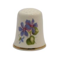 انگشتانه چینی قدیمی طرح گل - کد 005845