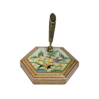 جاقلمی خاتم کاری طرح شکارگاهی - 051332