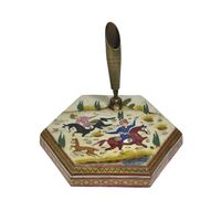 جاقلمی خاتم کاری طرح شکارگاهی - 051333