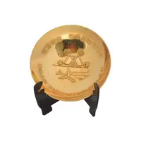 کاسه دکوری برنز با روکش آب طلا 24 عیار (با جعبه) - ساخت ژاپن - 051328