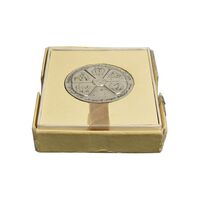 مدال نقره انقلاب سفید 1346 (با جعبه فابریک) - AU - محمد رضا شاه