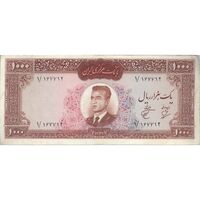 اسکناس 1000 ریال 1341 - تک - VF30 - محمد رضا شاه