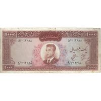 اسکناس 1000 ریال 1341 - تک - VF25 - محمد رضا شاه