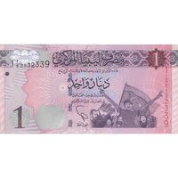 اسکناس 1 دینار بدون تاریخ (2013) دولت لیبی - تک - UNC64 - لیبی