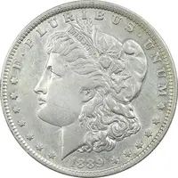 سکه یک دلار 1889 - O - مورگان - MS61 - آمریکا