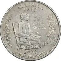 سکه کوارتر دلار 2003P ایالتی (آلاباما) - EF - آمریکا