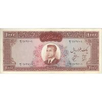 اسکناس 1000 ریال 1341 - تک - VF30 - محمد رضا شاه