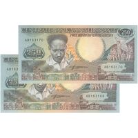اسکناس 250 گلدن 1988 جمهوری - جفت - UNC63 - سورینام