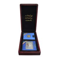 سری تمبر یادبود امام خمینی (ره) با جعبه دوتایی
