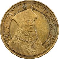 مدال سر تامس مور 1977 - AU - انگلستان