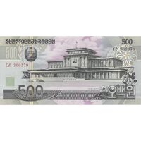 اسکناس 500 وون 2007 جمهوری دموکراتیک خلق - تک - UNC63 - کره شمالی