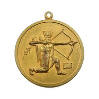 مدال آویز ستاد ارتشتاران (کماندار) طلایی - AU - محمدرضا شاه