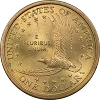 سکه یک دلار 2000P ساکاگاوا (دختر سرخپوست) - MS63 - آمریکا