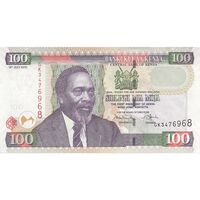 اسکناس 100 شیلینگ 2010 جمهوری - تک - UNC63 - کنیا