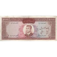 اسکناس 1000 ریال 1341 - تک - VF25 - محمد رضا شاه