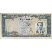 اسکناس 200 ریال 1330 - تک - AU50 - محمد رضا شاه