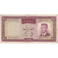 اسکناس 100 ریال 1342 - تک - VF20 - محمد رضا شاه