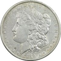 سکه یک دلار 1888 مورگان - EF40 - آمریکا