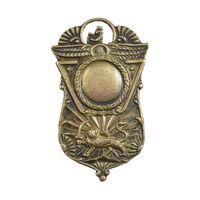 نشان برنز تاجگذاری رضا شاه (زرتشتیان) 1305 - EF - رضا شاه