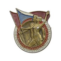 نشان (بج) اسپارتاکیادا 1960 دوران سوسیالیستی - EF - جمهوری چکسلواکی