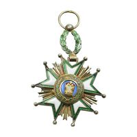 نشان تاج درجه چهار 1332 - AU - احمد شاه