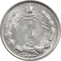 سکه 1 ریال 1343 - MS62 - محمد رضا شاه