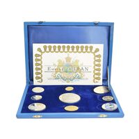 مدال های طلا و نقره سری جشنهای 2500 ساله شاهنشاهی - PF64 - محمد رضا شاه