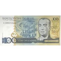 اسکناس 100 کروزادو بدون تاریخ(1987) جمهوری فدراتیو - LCBP, FMdO - تک - UNC62 - برزیل