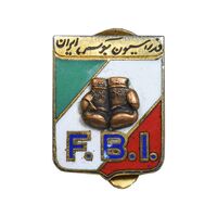 نشان فدراسیون بوکس ایران - کوچک - AU - محمد رضا شاه