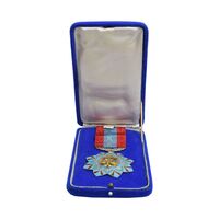 نشان دادگستری درجه 3 - با جعبه فابریک - UNC - محمد رضا شاه