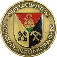 مدال یادبود جامعه مهمان وفادار بارتولومبرگ - UNC - آلمان