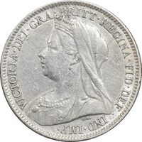 سکه 6 پنس 1898 ویکتوریا - EF40 - انگلستان