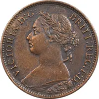 سکه 1 فارتینگ 1893 ویکتوریا - EF40 - انگلستان