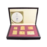 باکس 6 عددی تمبر یادبود نقره کلکسیونی - AU